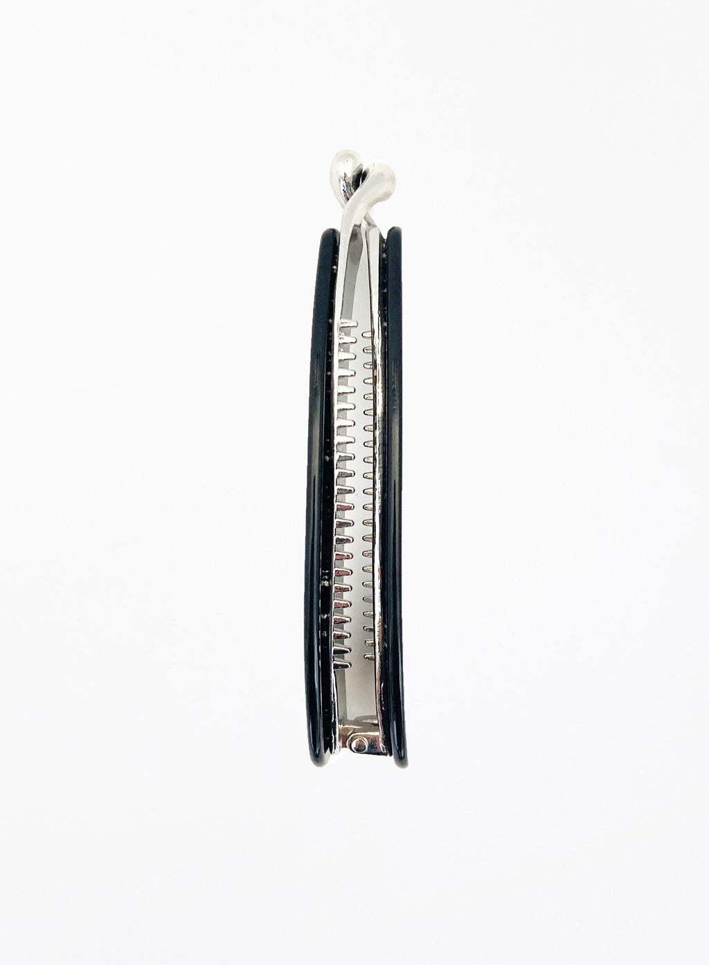 Black Acetate Banana Hairclip 