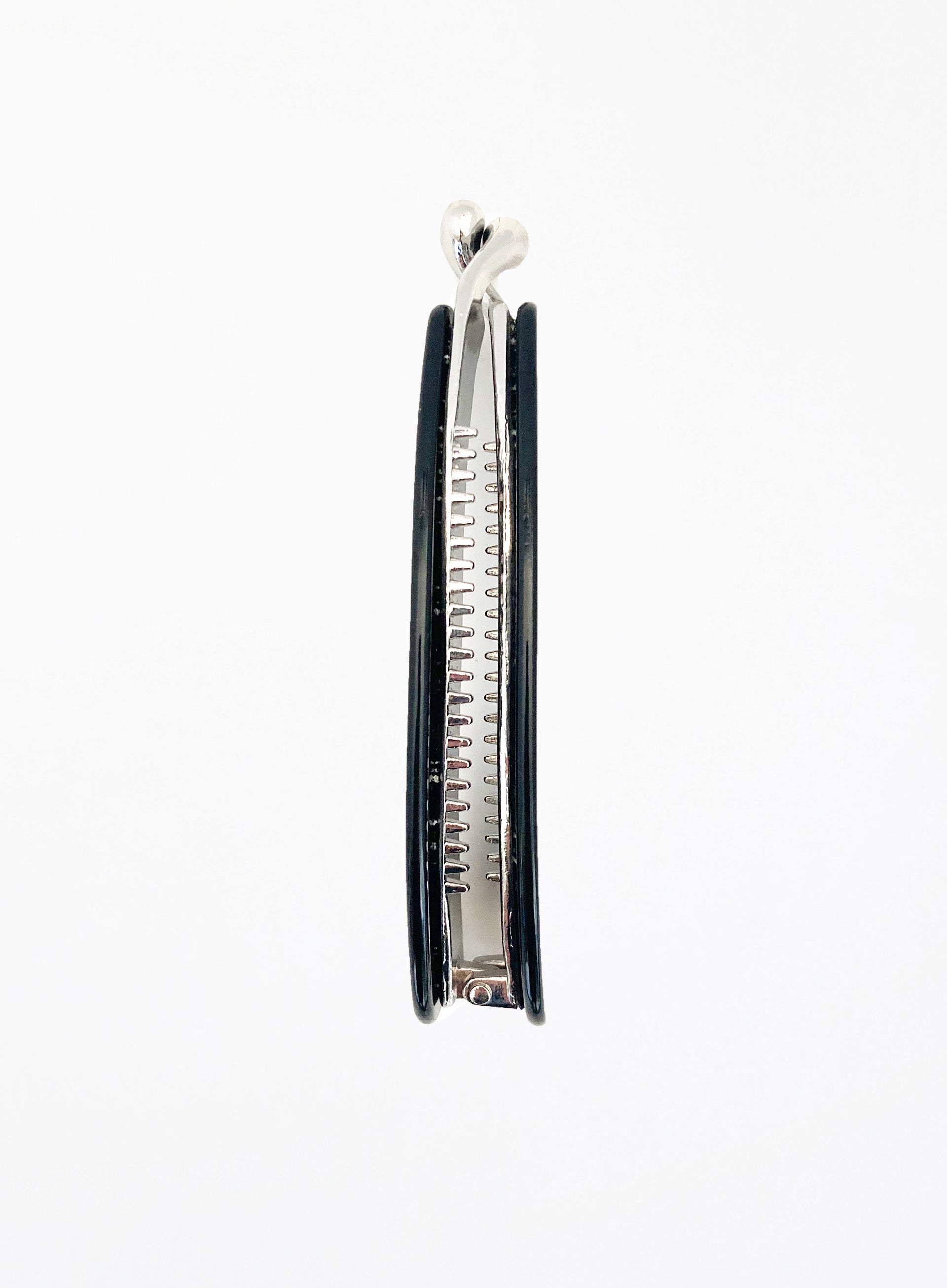 Black Acetate Banana Hairclip 