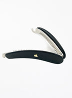 Black Acetate Banana Hairclip 