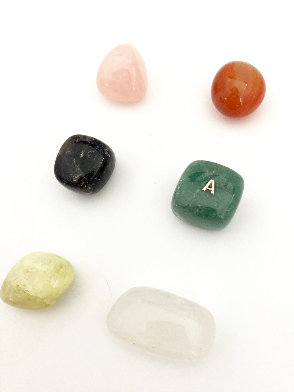 Citrine Carnelian Aventurine Amethyst Sodalite Rose Quartz Crystal Set