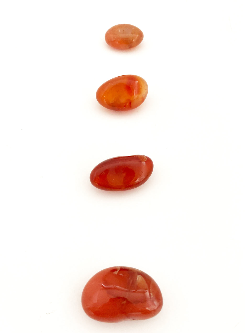 carnelian crystal set