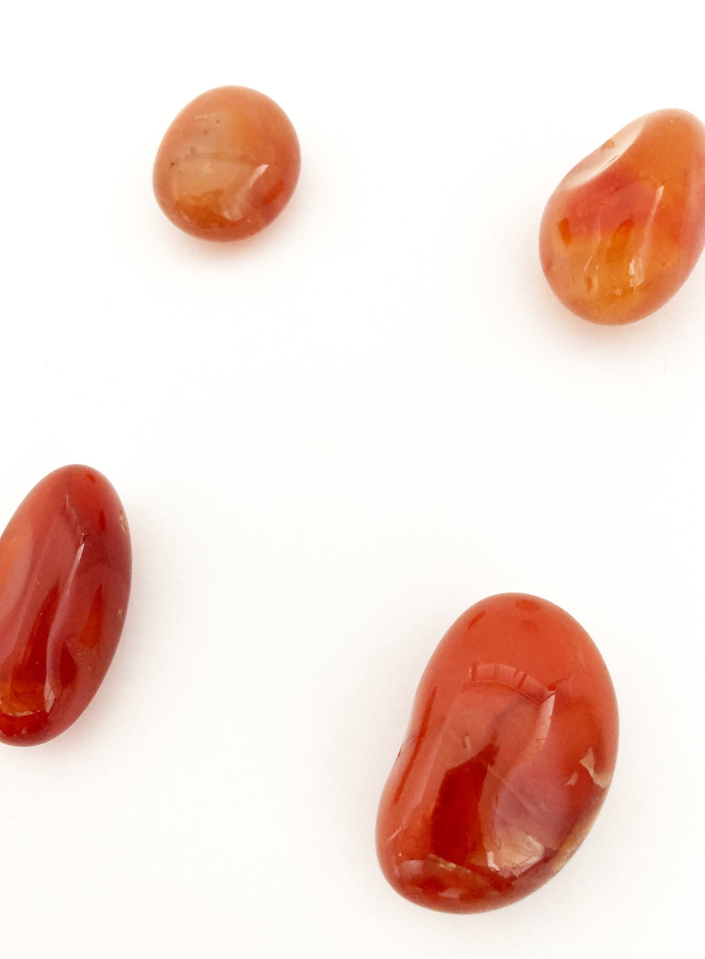 carnelian crystal set