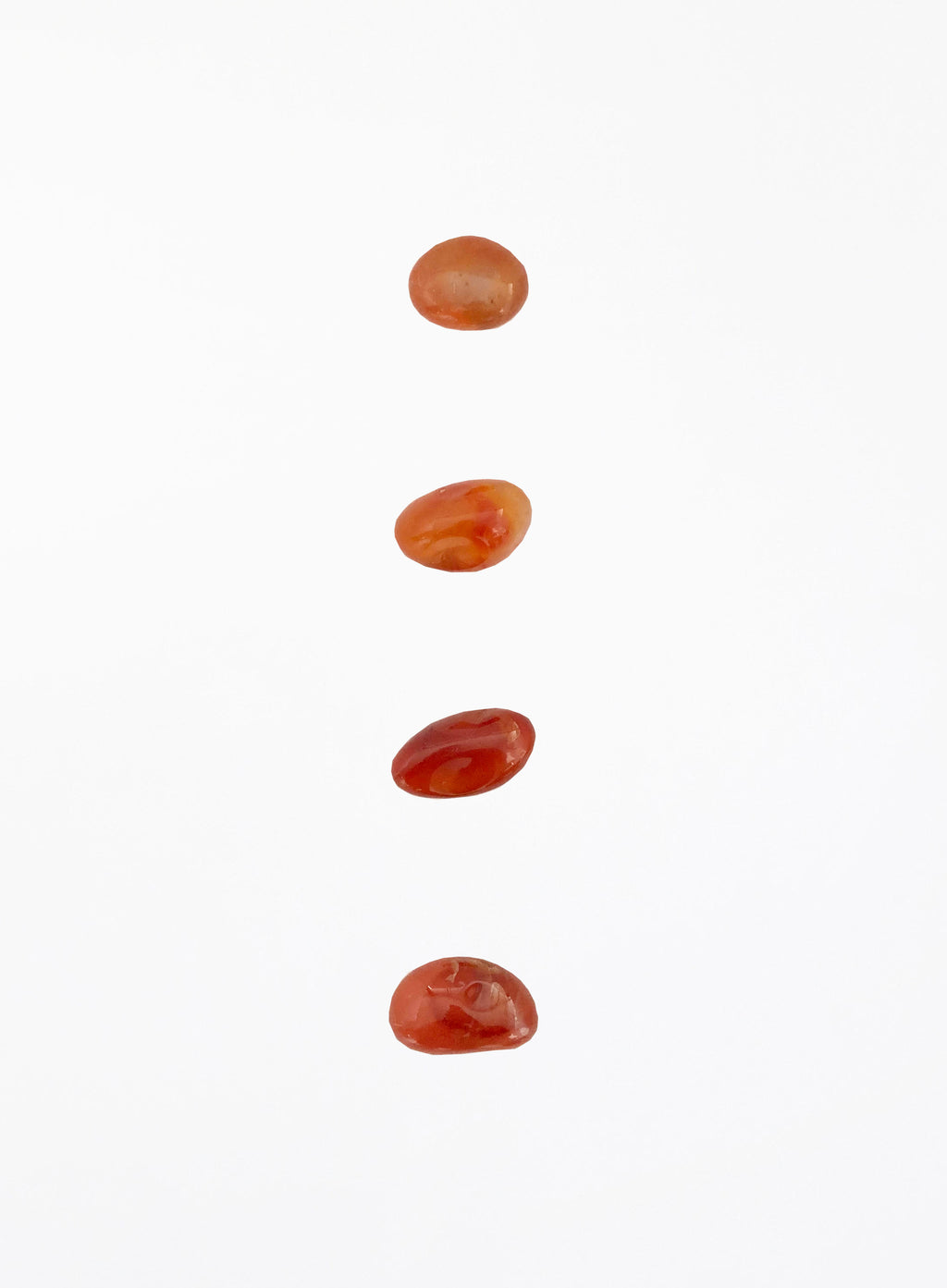 carnelian crystal set