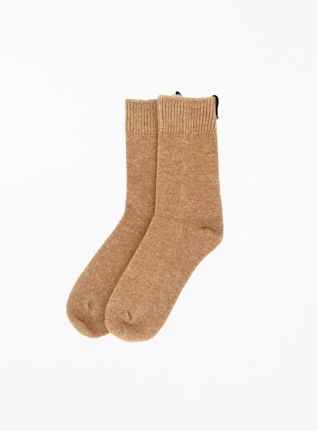 camel winter wool socks