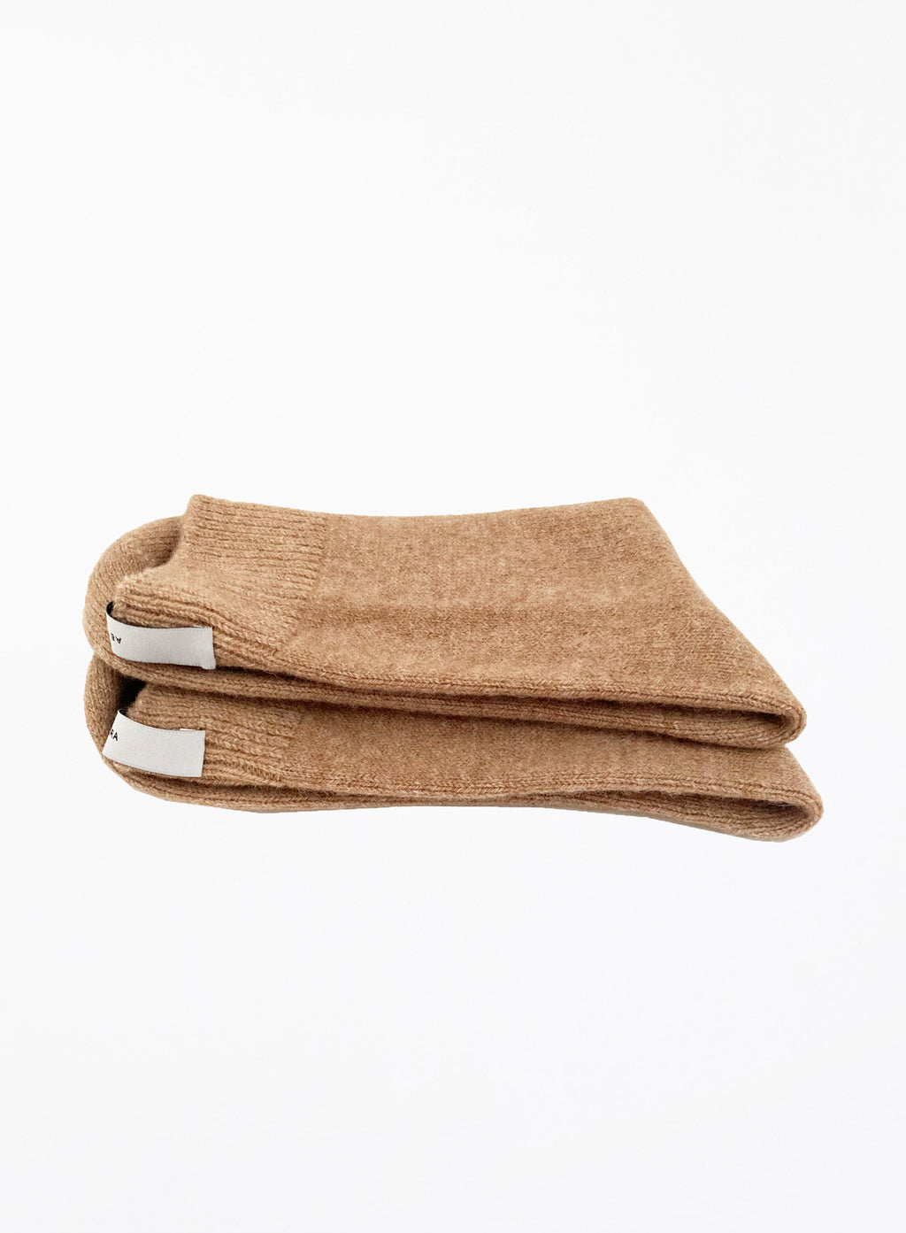 camel winter wool socks