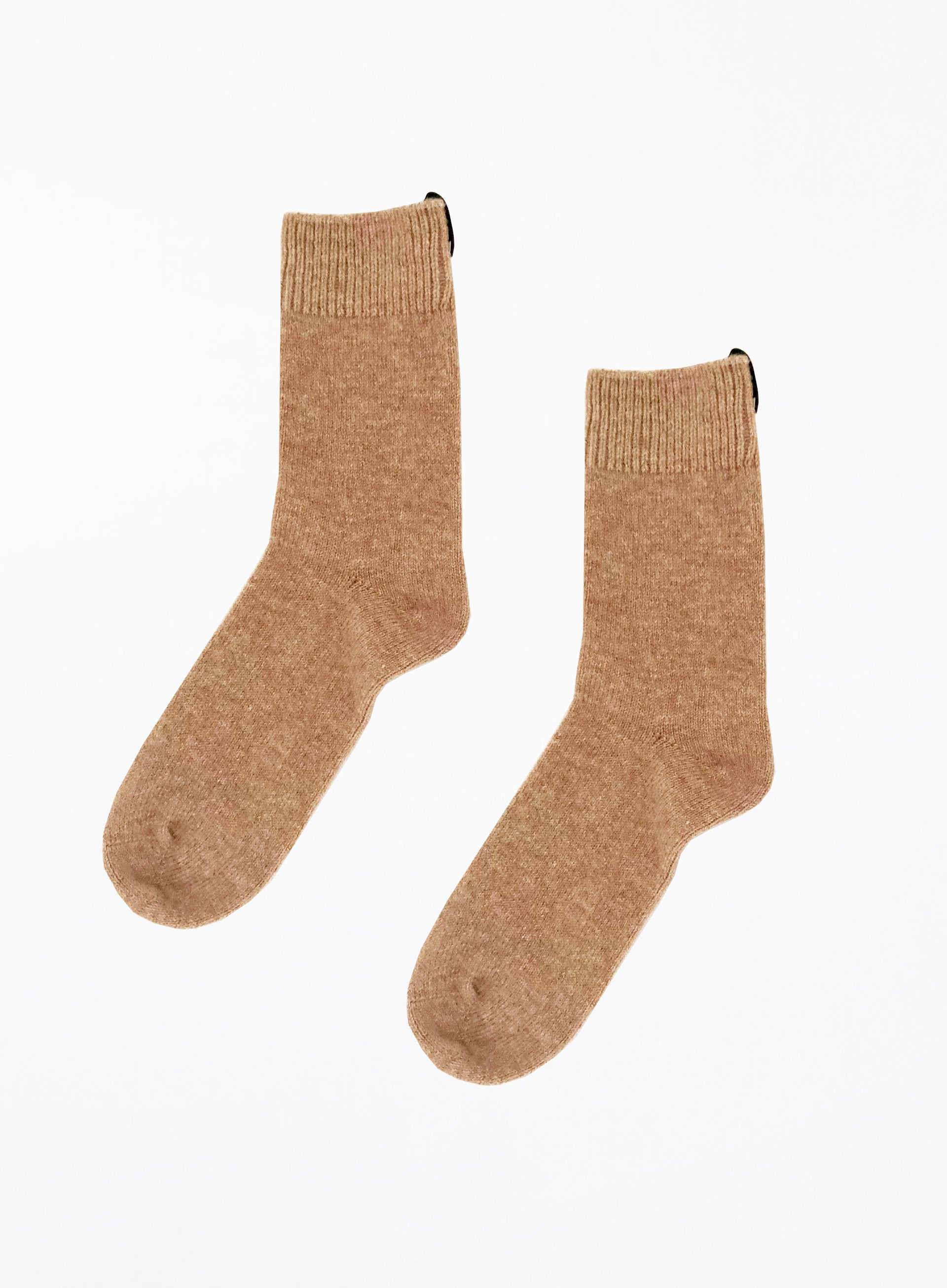 camel winter wool socks