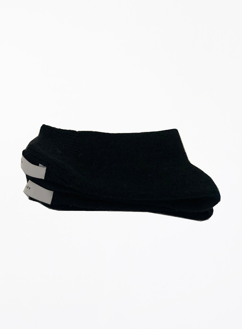 black winter wool socks