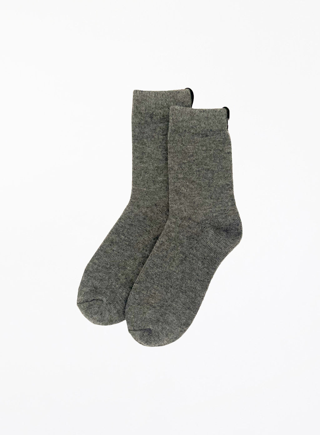 grey winter wool socks