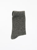 grey winter wool socks