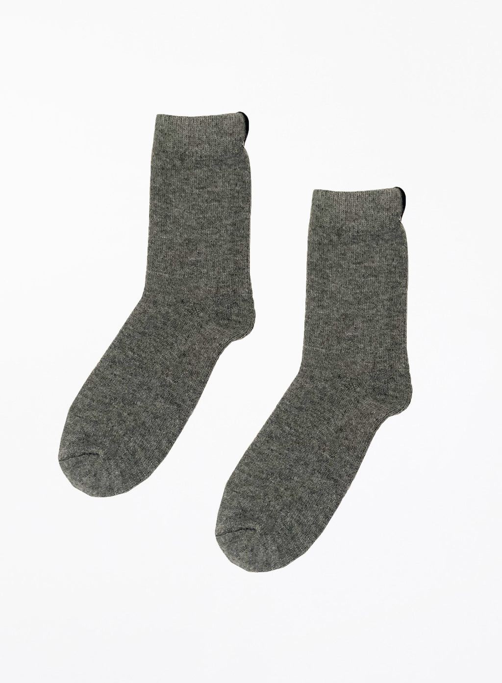grey winter wool socks