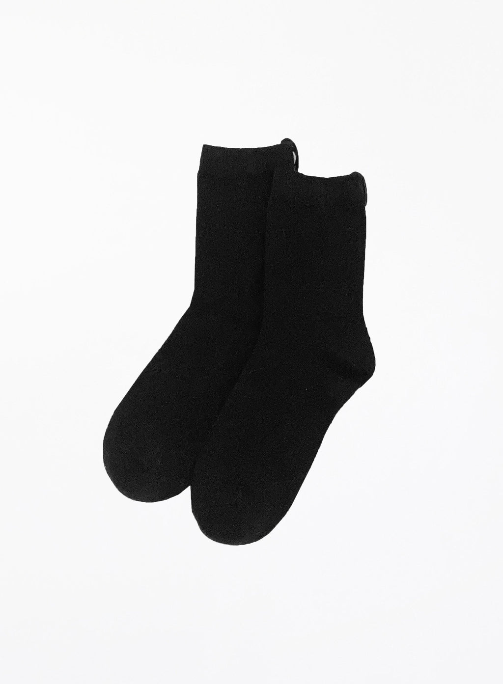 black winter wool socks