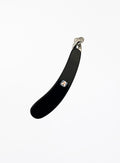 Black Embellished Acetate Banana Clip