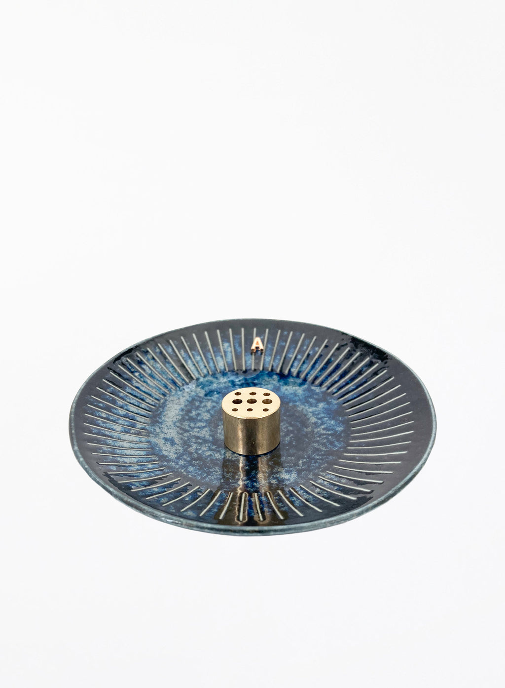 Navy Blue Ceramic Incense Holder 