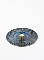 Navy Blue Ceramic Incense Holder 