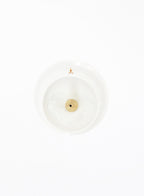White Ceramic Incense Holder 