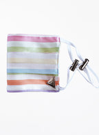 Stripe Silk Facemask