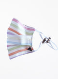 Stripe Silk Facemask