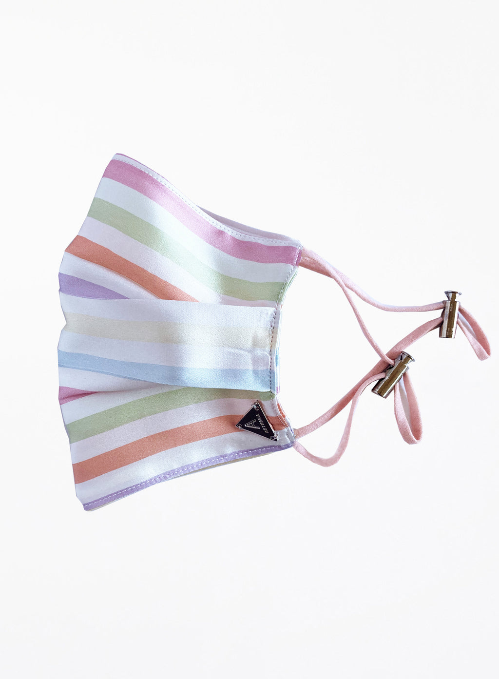 Stripe Silk Facemask