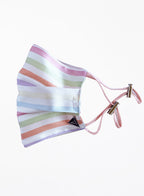 Stripe Silk Facemask