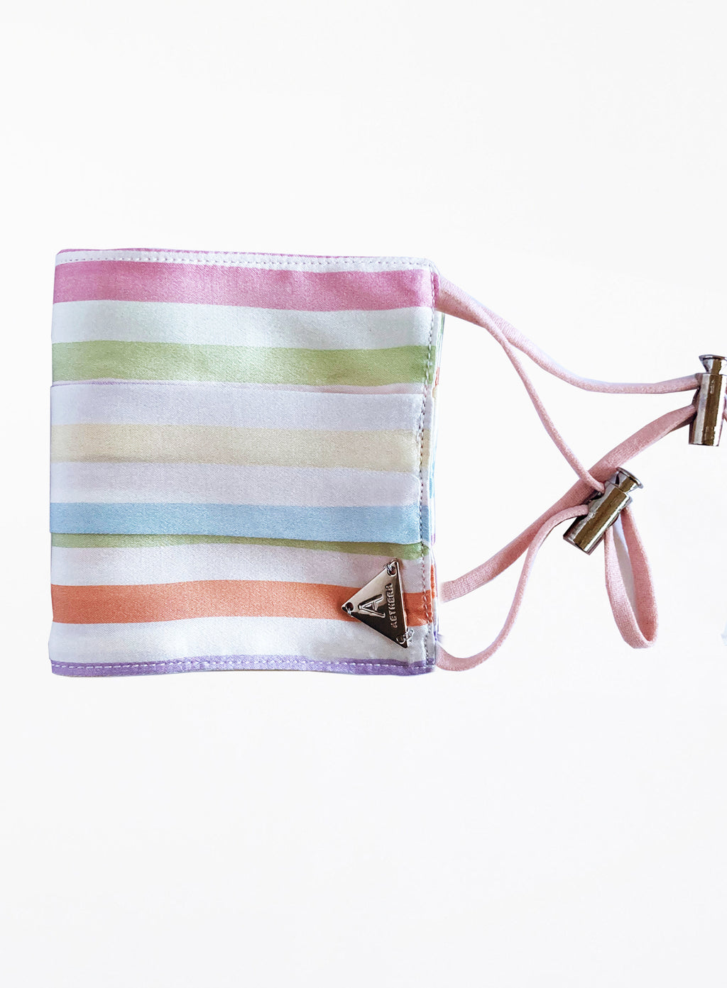 Stripe Silk Facemask