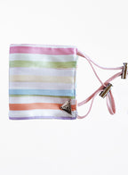 Stripe Silk Facemask