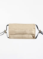 Beige Silk Facemask