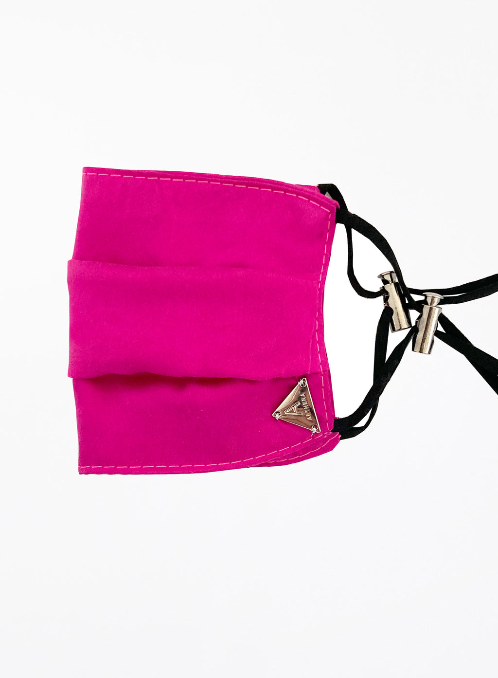 Aurora Silk Facemask - Fuchsia