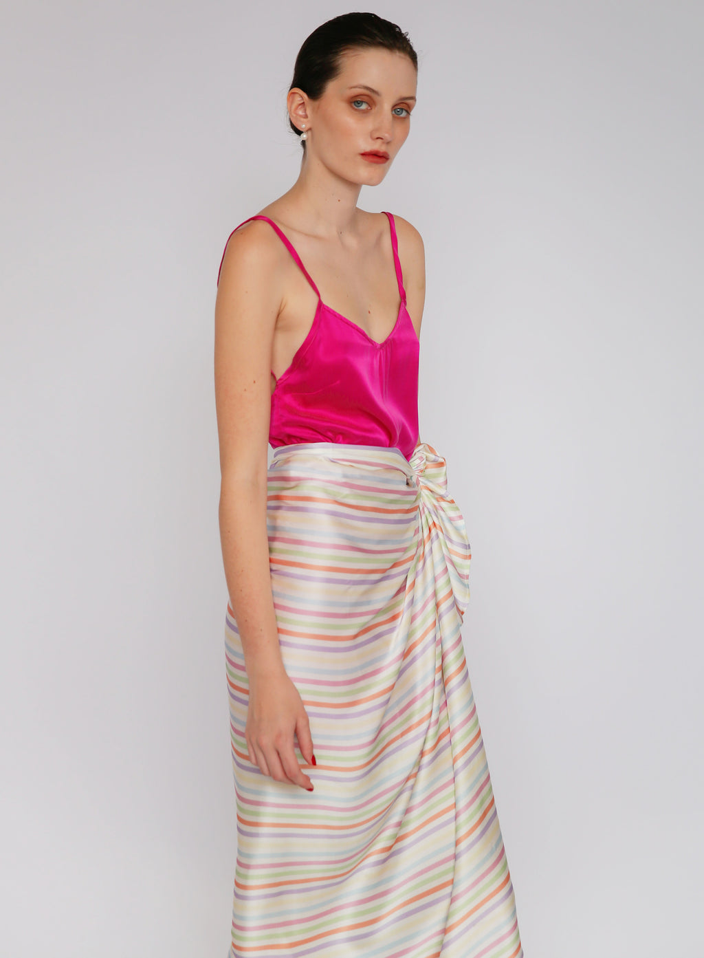 Stripe Silk Pareo