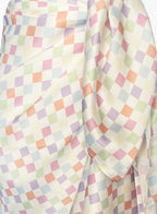 Checked Silk Pareo