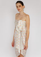 Checked Silk Pareo