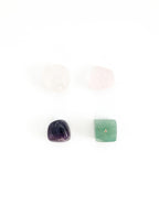 Aventurine Amethyst Rose Quartz Clear Quartz Crystal Set