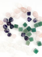 Aventurine Amethyst Rose Quartz Clear Quartz Crystal Set