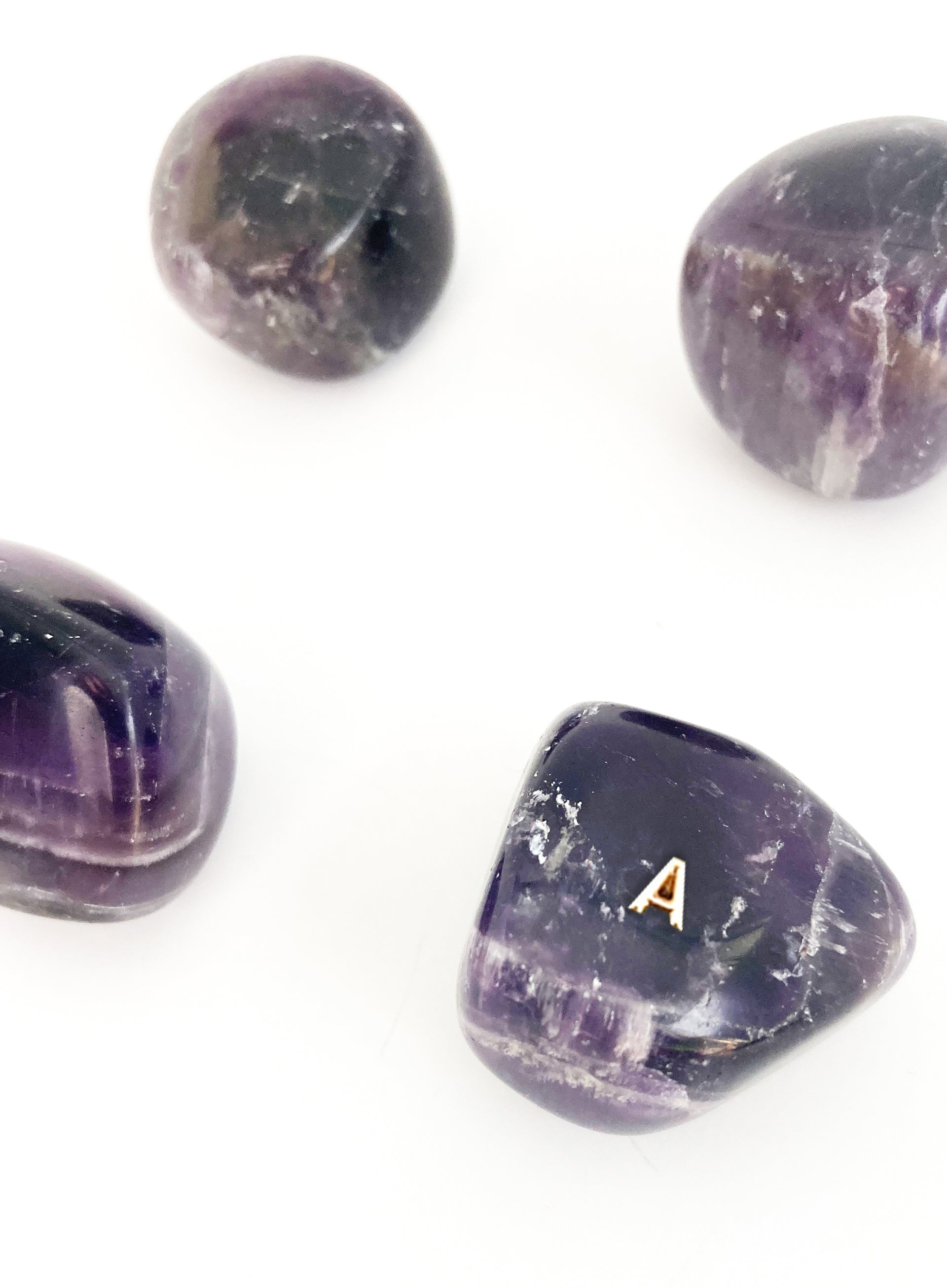 amethyst crystal set