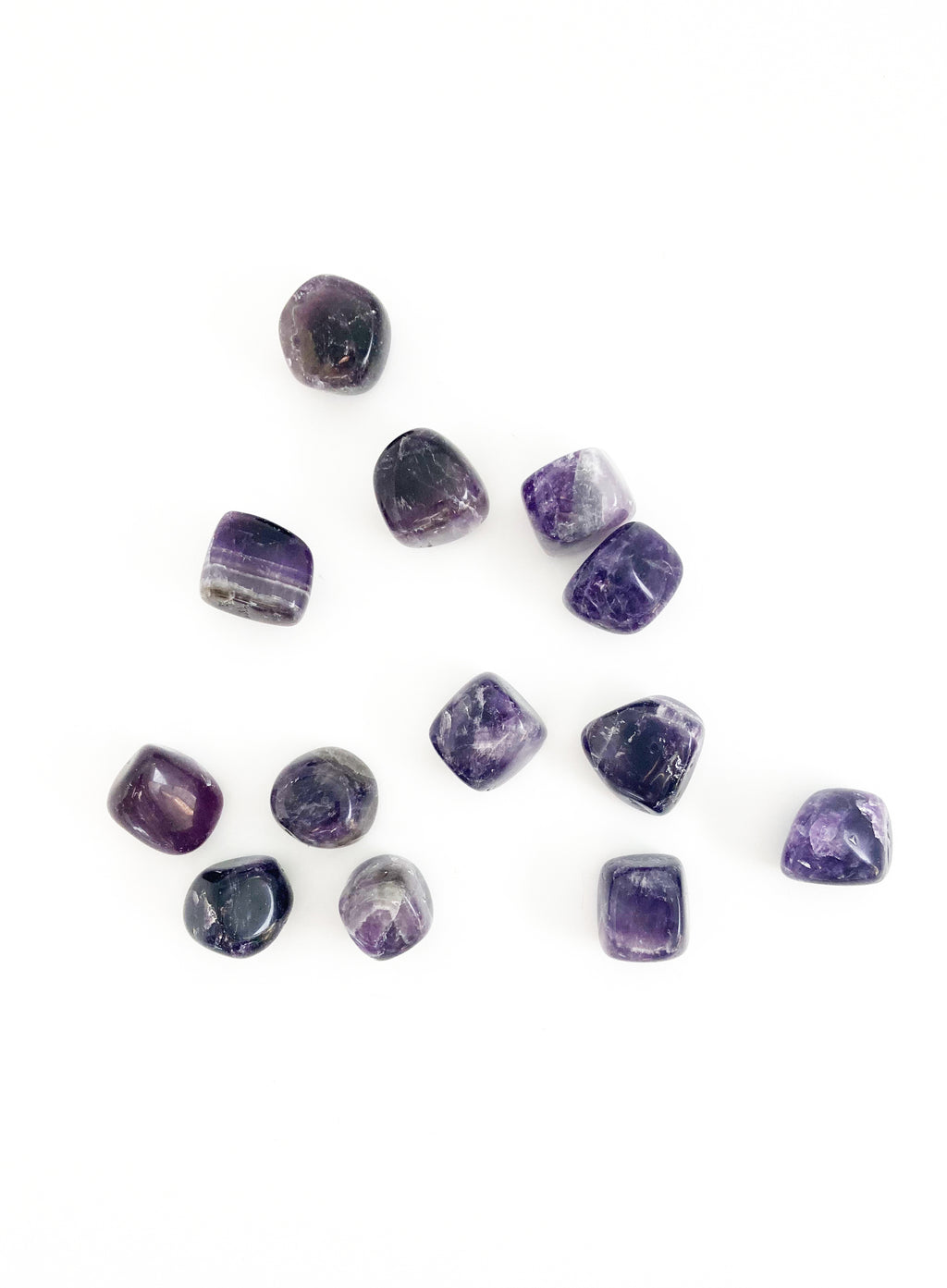amethyst crystal set
