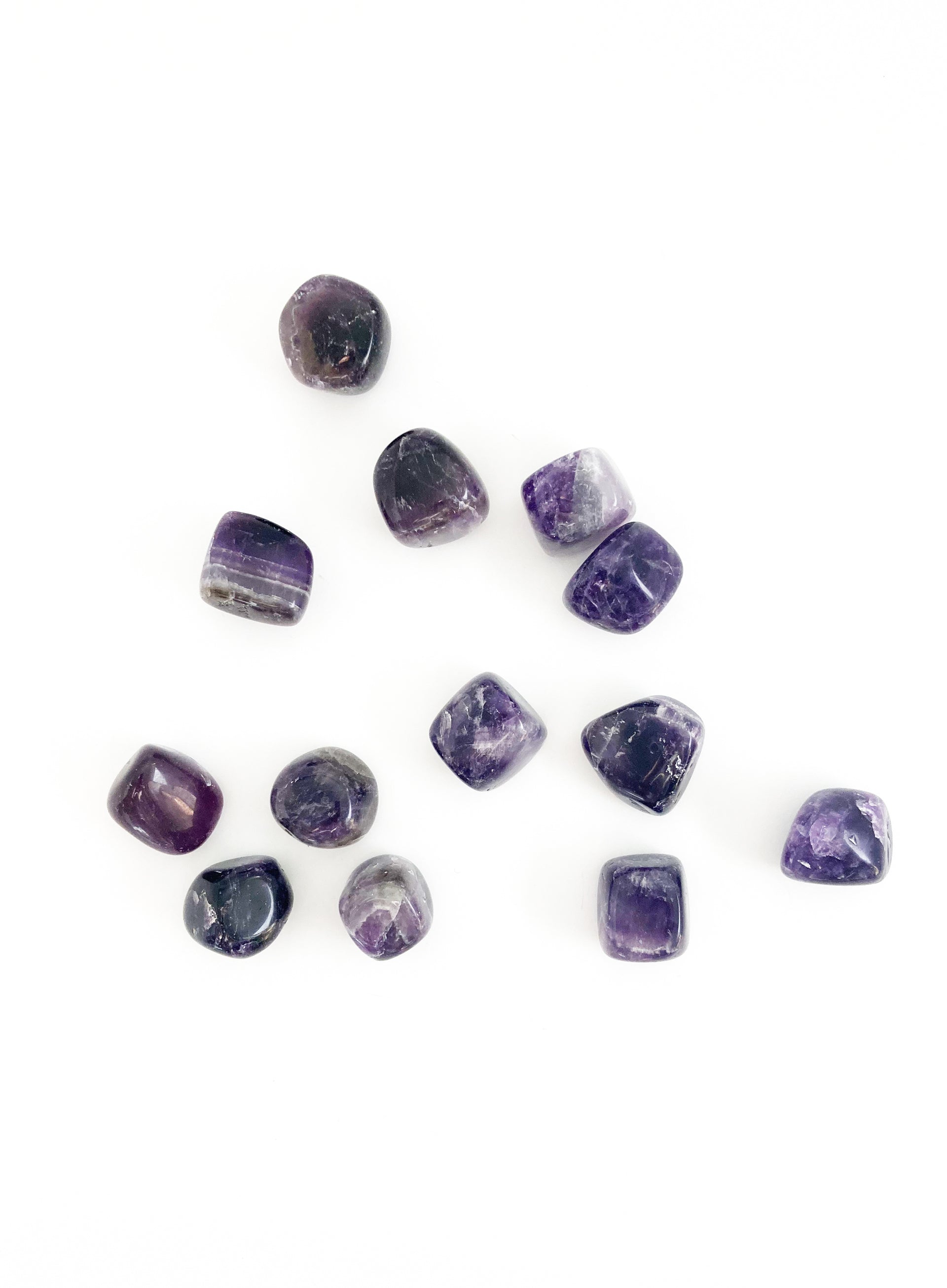 amethyst crystal set