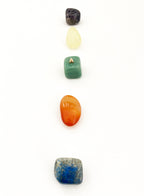Citrine Carnelian Aventurine Amethyst Sodalite Crystal Set