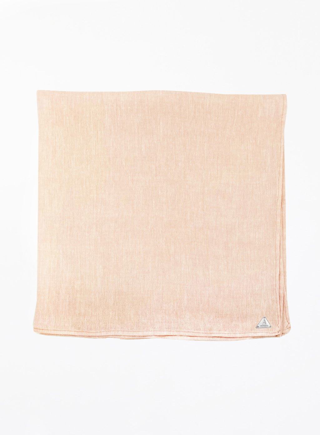 Anastasie Linen Square Scarf - Rose