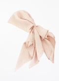 Anastasie Linen Square Scarf - Rose