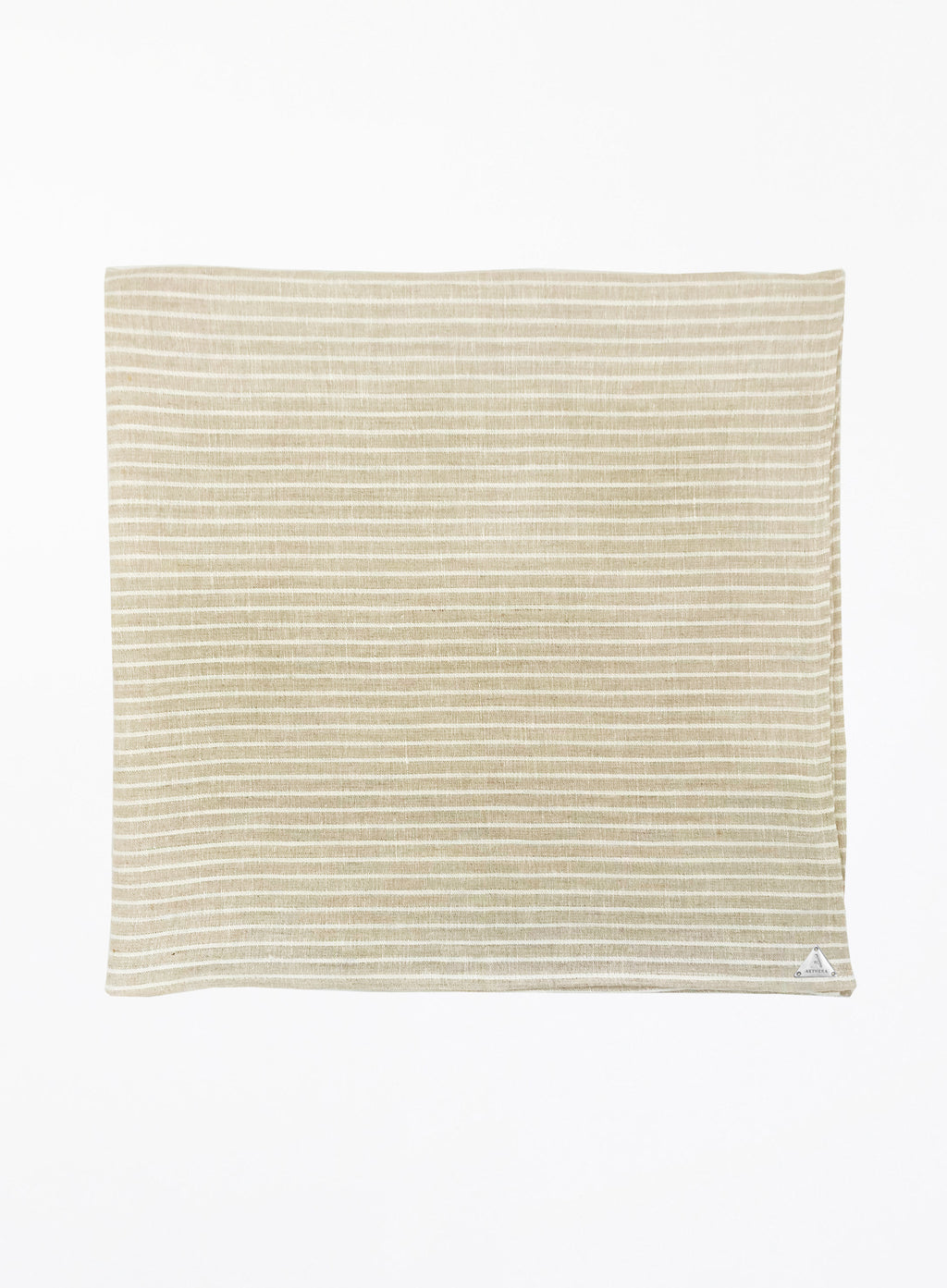 Anastasie Linen Square Scarf - Stripe