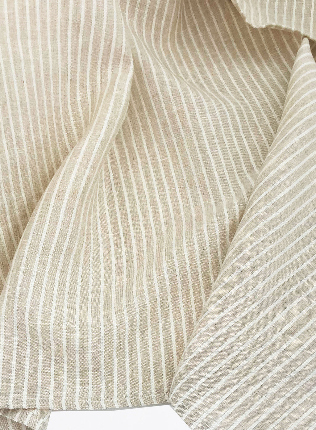 Anastasie Linen Square Scarf - Stripe