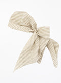 Anastasie Linen Square Scarf - Stripe