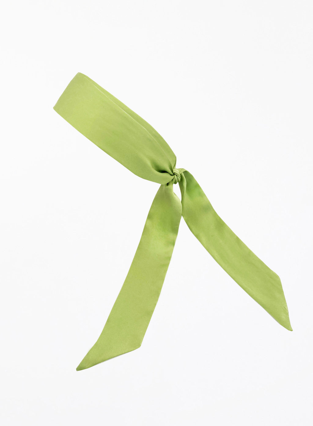 Green Silk Hair Tie