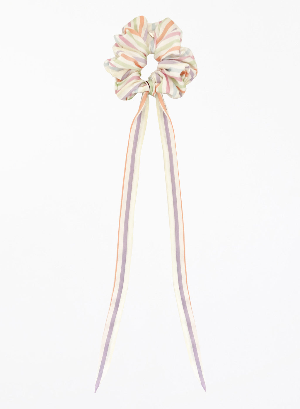 Stripe Silk Hair Tie