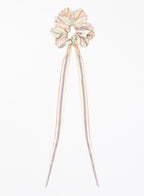 Stripe Silk Hair Tie