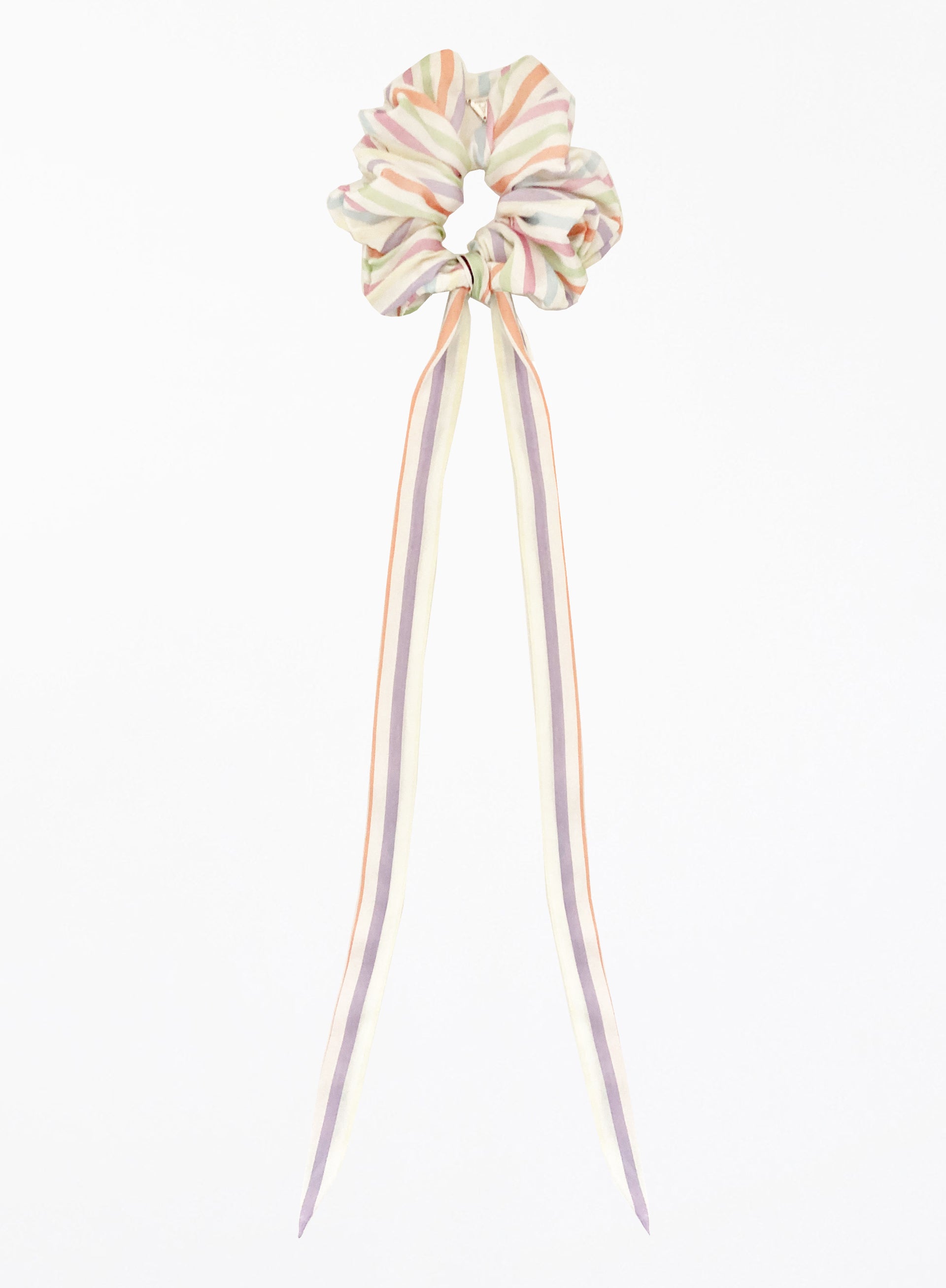 Stripe Silk Hair Tie