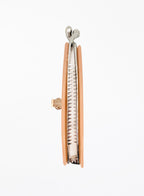 Peach Embellished Acetate Banana Clip