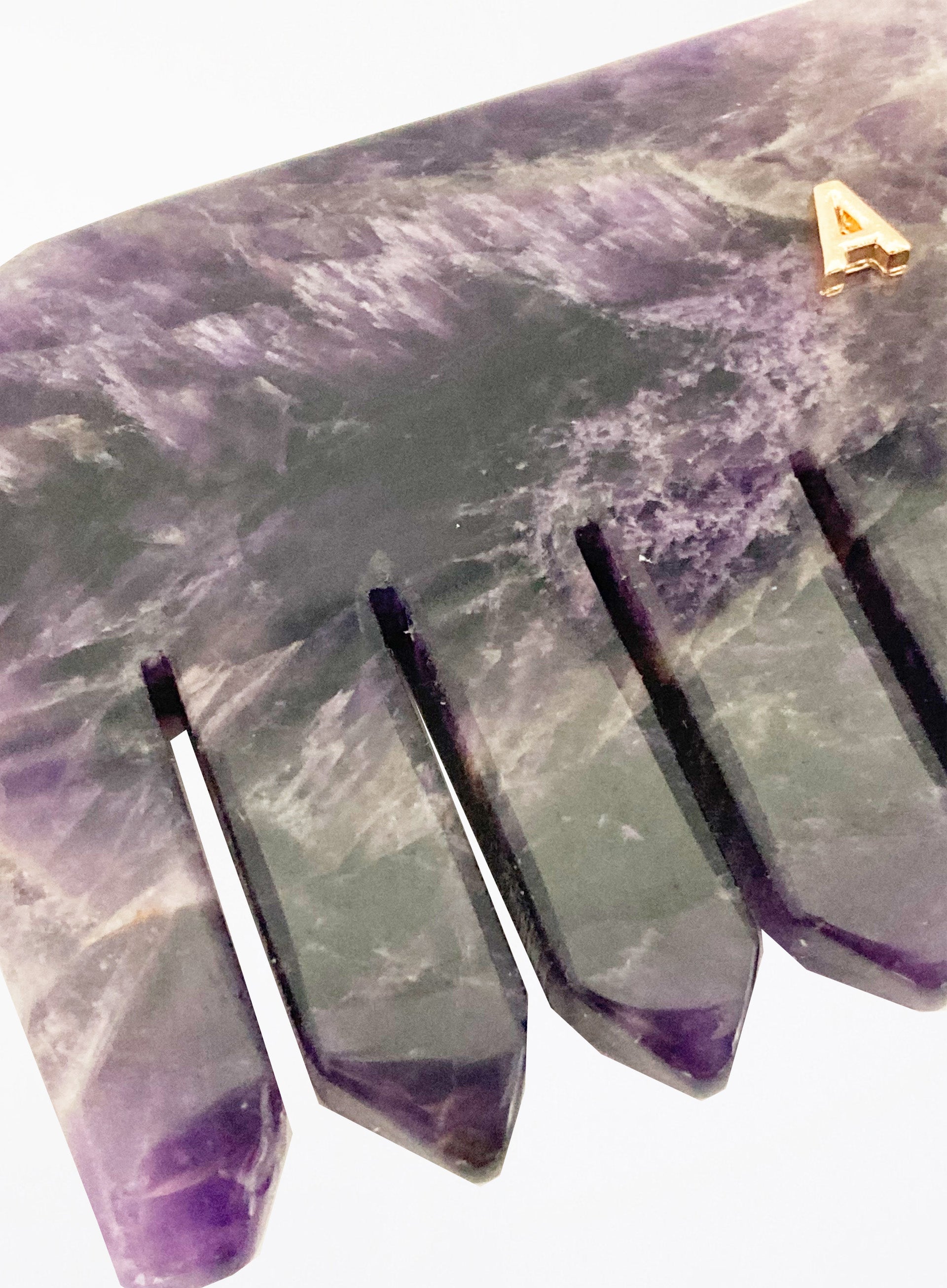 Amethyst Scalp Massager Comb