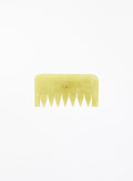 Letitia Yellow Jade Petite Scalp Massager Comb