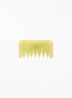 Letitia Yellow Jade Petite Scalp Massager Comb