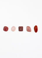 Rose Quartz Strawberry Quartz Strawberry Quartz Tumbled Pink Opal stone Carnelian Crystal Set